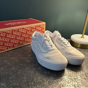 Vans White Sneakers